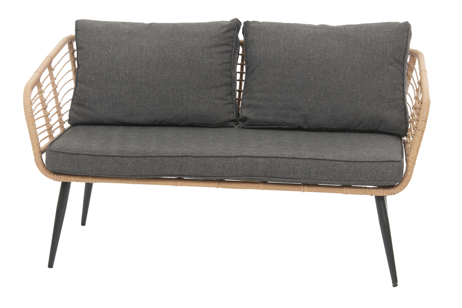 Lounge Two Seater Bermuda Cane