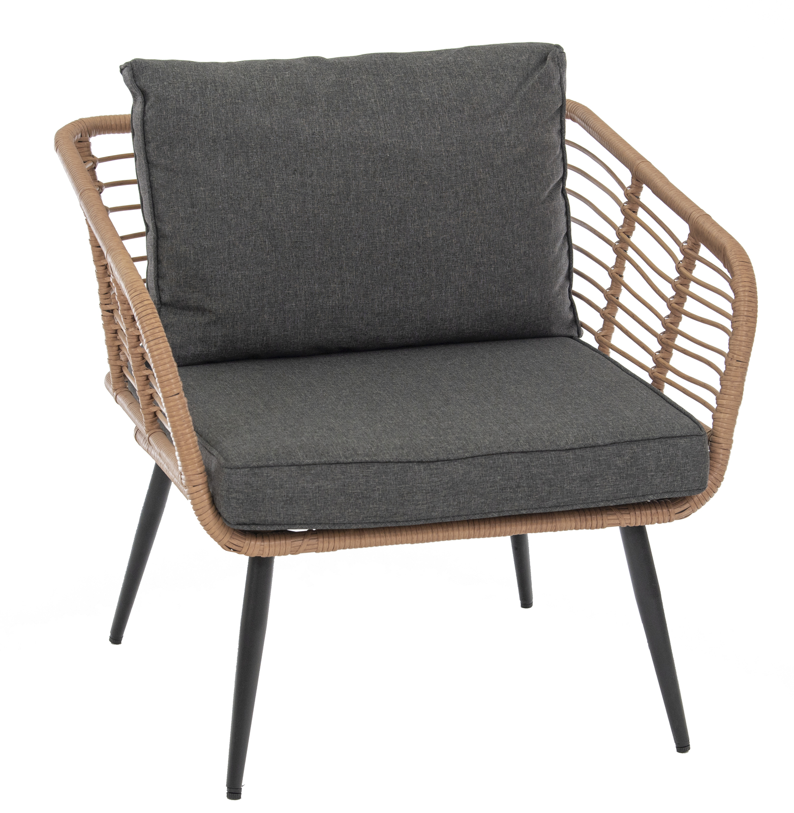Lounge Single Seater Bermuda Cane
