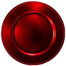 Charger Plate Red