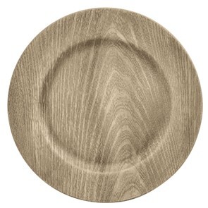 Charger Plate Natural Wood