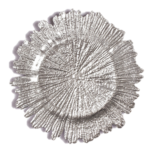 Charger Plate Flare Silver