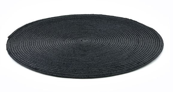 Placemat Woven Black