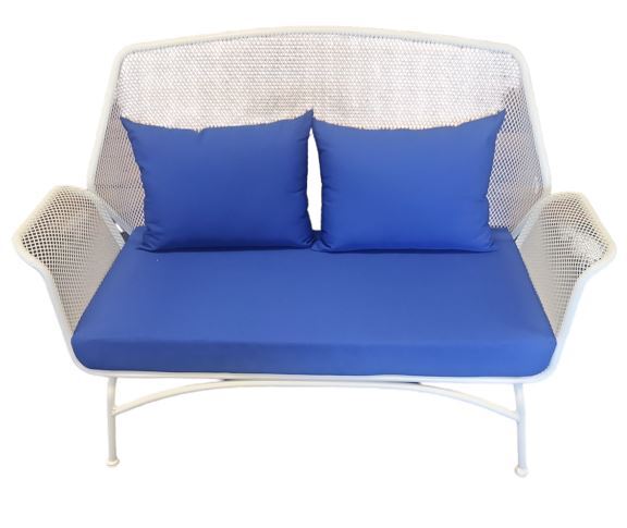 Lounge Patio Blue Two Seater