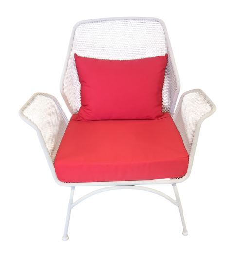 Lounge Patio Red Single Seater