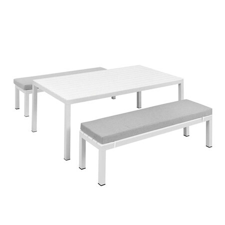 Outdoor Sorrento Table & Bench Seats