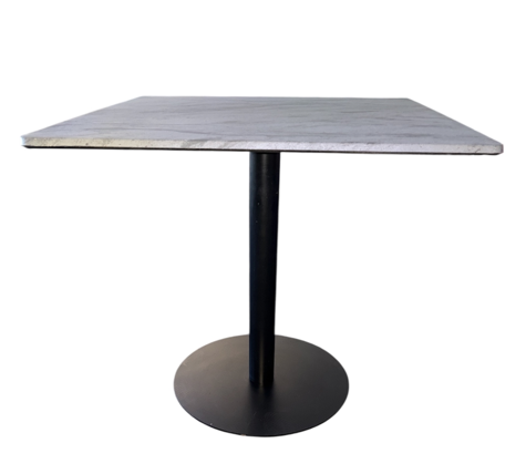Cafe Table Grey Marble