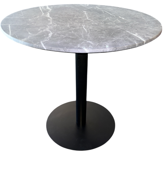 Cafe Table Grey Marble