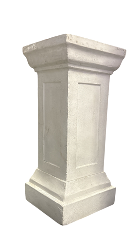 Plinth White Stone