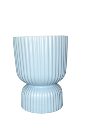 Ceramic Vessel Urn Powder Blue