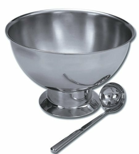Stainless Steel Punchbowl with ladle