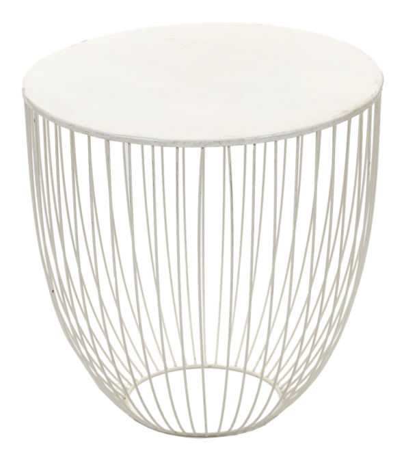 White Bird Cage Coffee Table