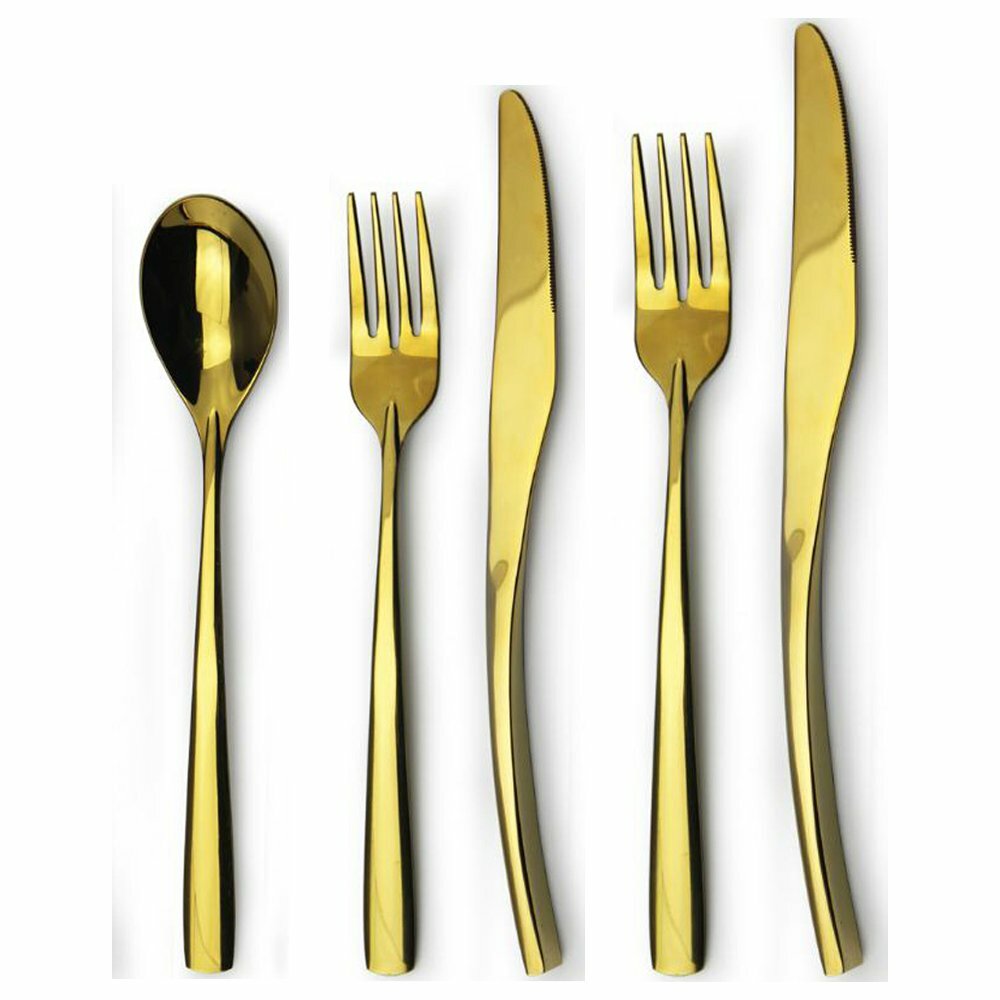 Cutlery Gold Set