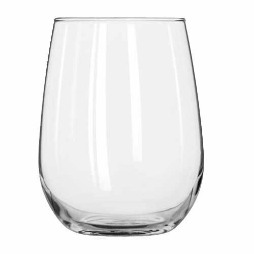 Glass Stemless Wine Water 