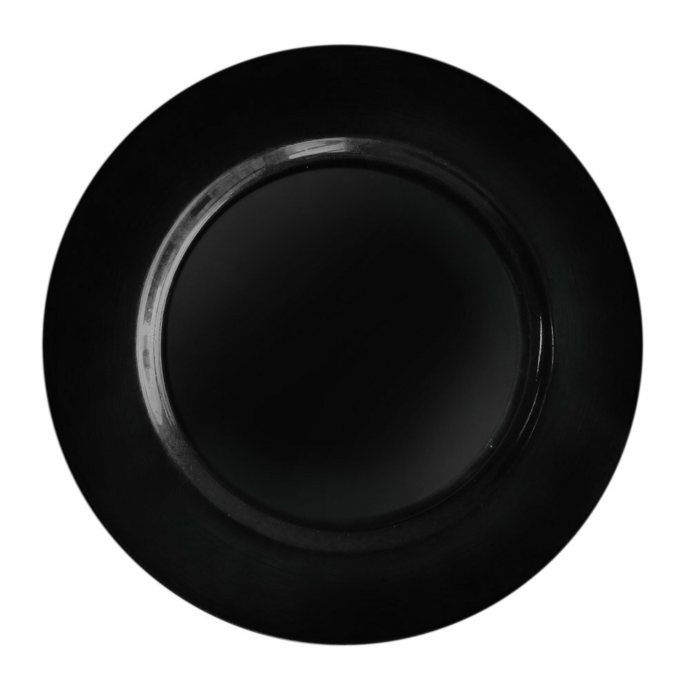 Charger Plate Black Round