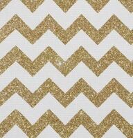 Chervon Gold and White Sequin