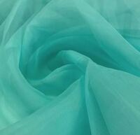 Teal Organza